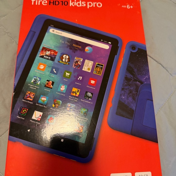 New Fire HD10 Kids pro Tablet and case Nebula - Picture 4 of 6